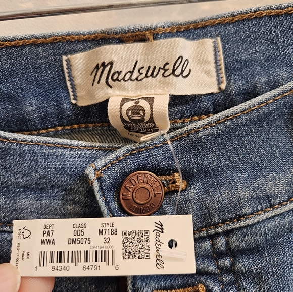 NWT Madewell Women's 10" High Rise‎ Skinny Jeans with Tencel Size 32 - Picture 8 of 8
